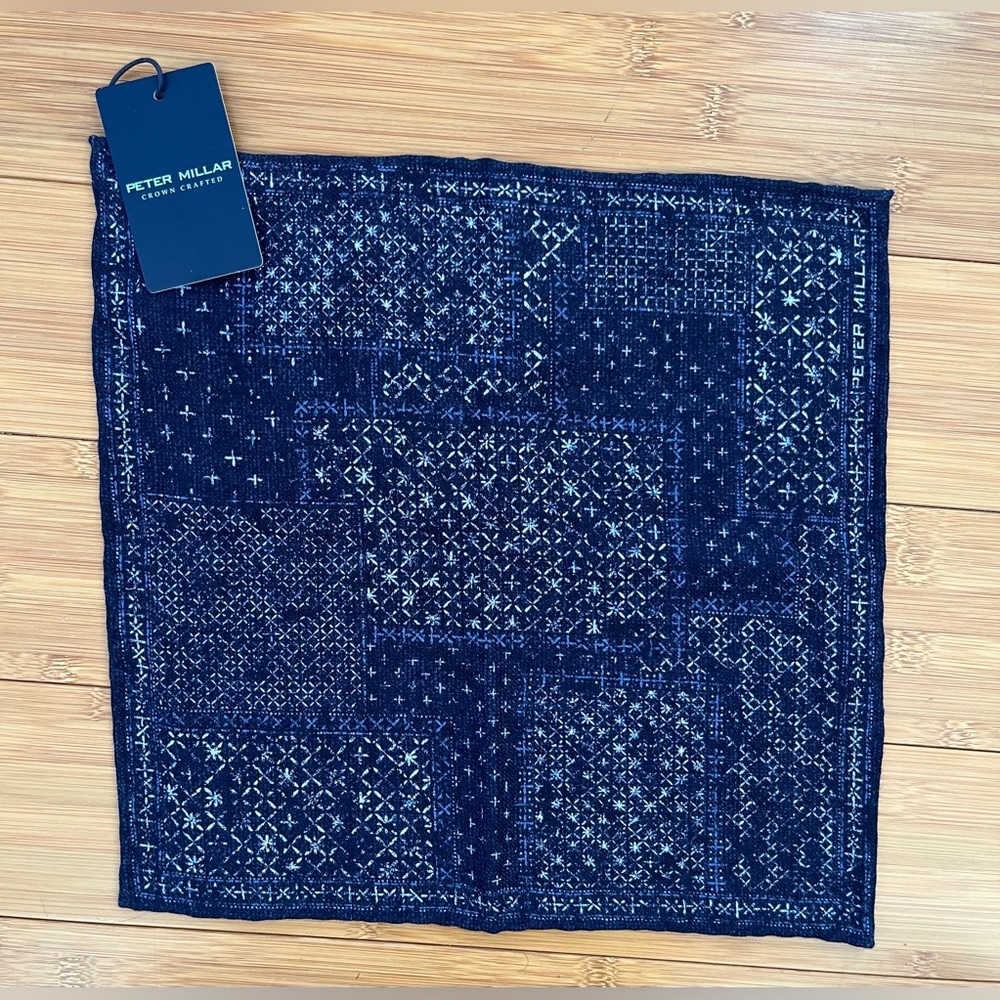 Peter Millar 12” Pocket Square NWT
